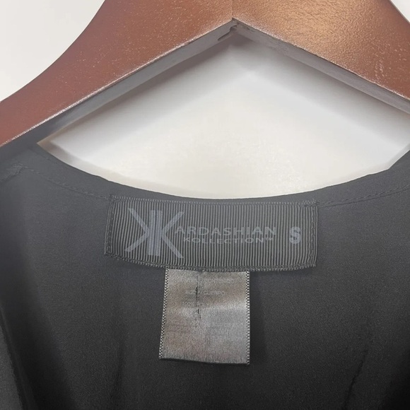 Kardashian Kollection Black Dress S Short Fit & Flair Sleeveless Gothic School - Picture 5 of 9